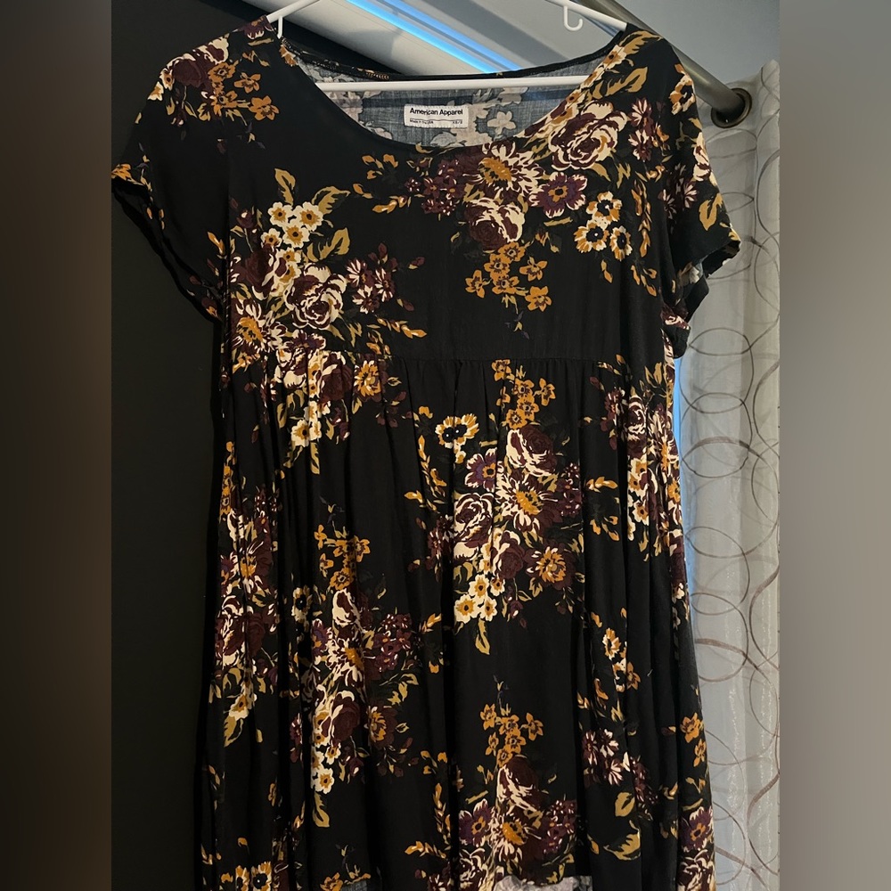 American Apparel Babydoll Floral Dress